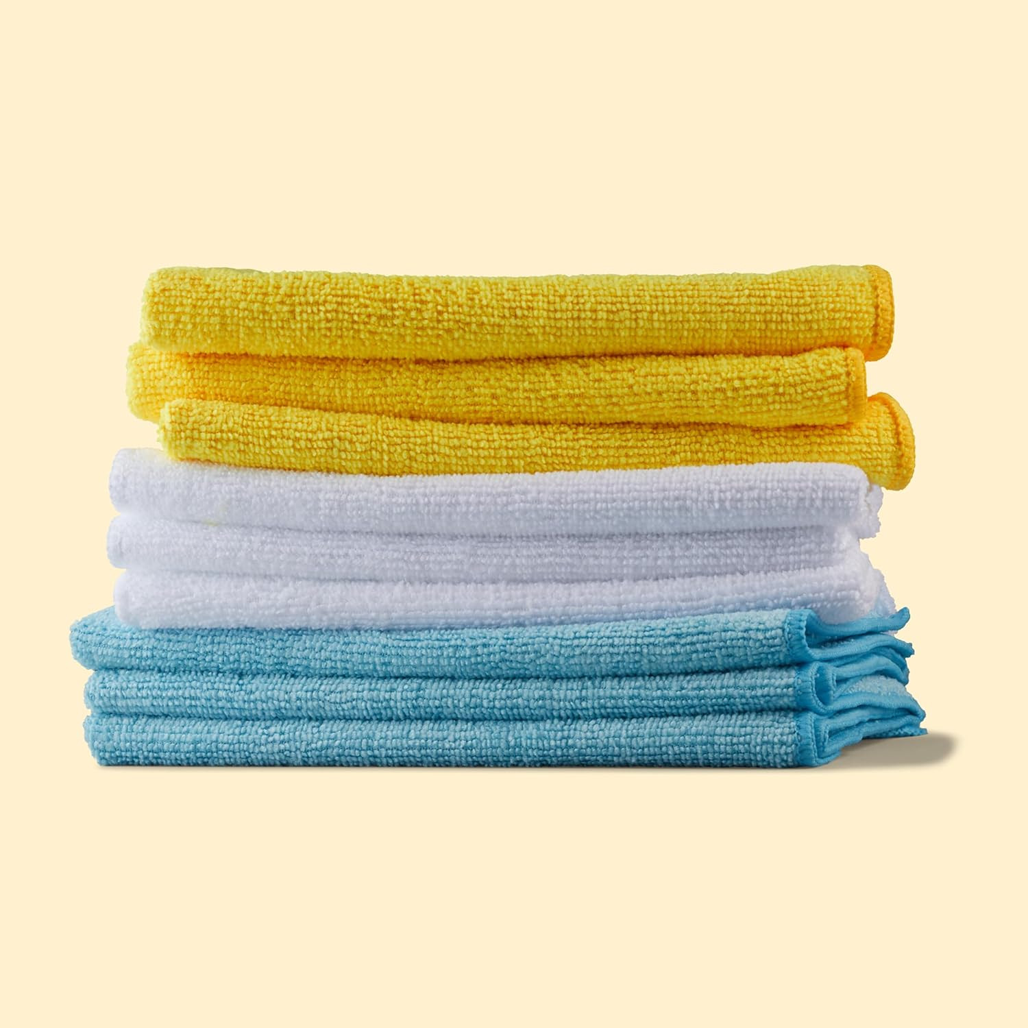 Microfiber Cleaning Cloths, Ultra-Soft and Highly Absorbent, Streak-Free, Lint-F