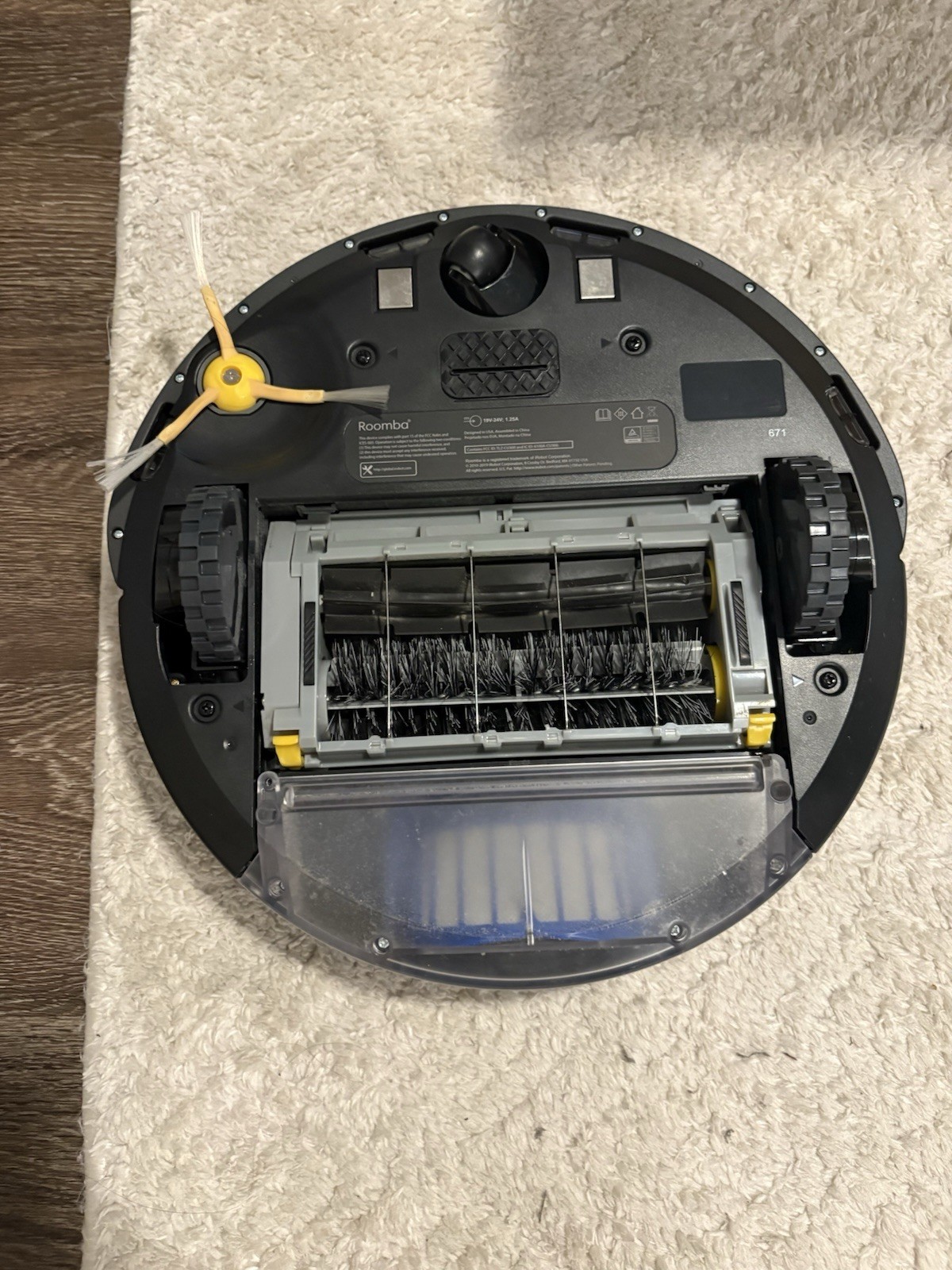iRobot Roomba 671 Wi-Fi Robot Vacuum – Untested Battery Life, Powers On