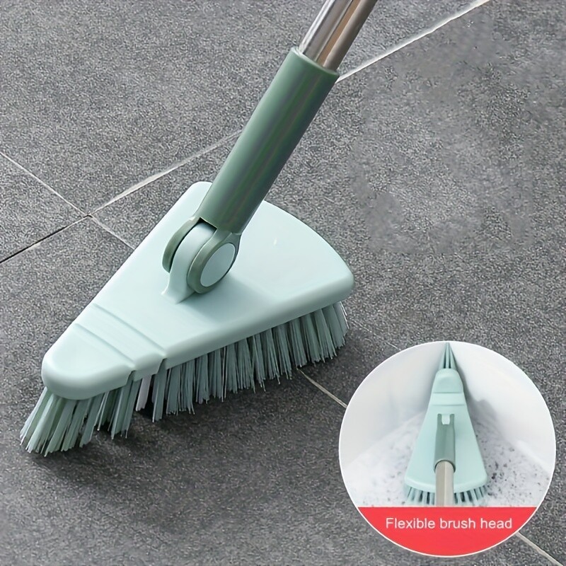 37” Long Handle Shower Cleaning Brush Tub Tile Scrubber for Bathroom Cleaning