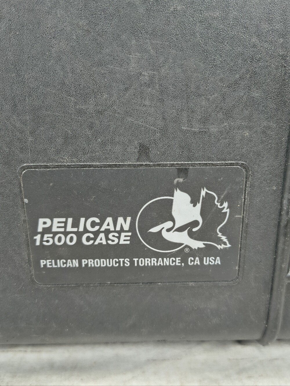 Pelican 1500, Black, Genuine, Medium Protector Case 18.5 X 14.06 X 7.75