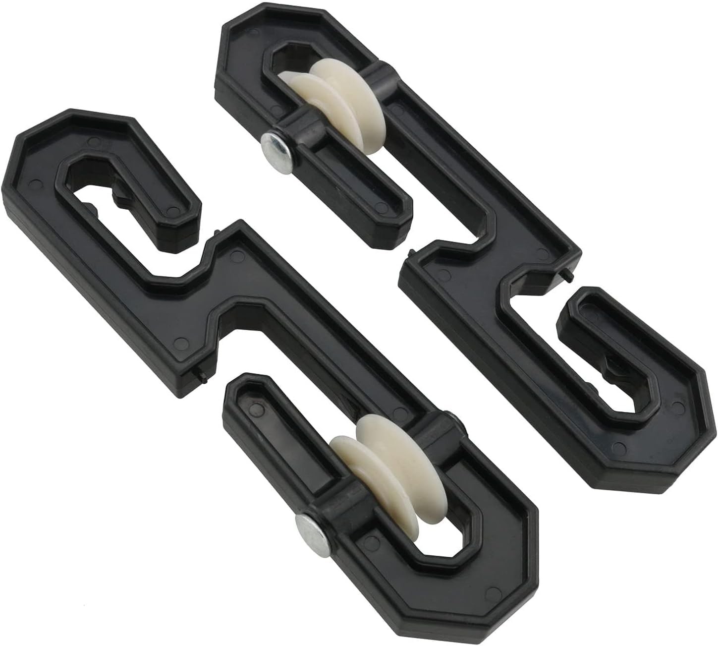 2 Pack Clothesline Spreader, Plastic Aluminum Clothesline Separator Pulley Ki…