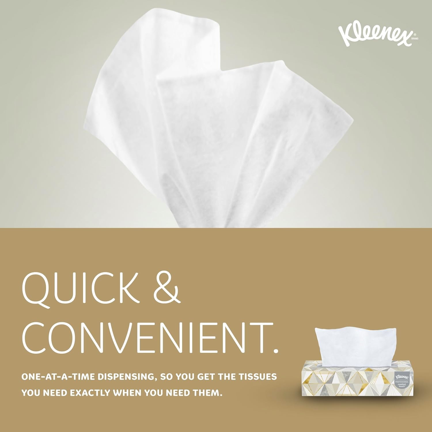 Facial tissue, (125 sheets per box, 48 boxes per carton,6,000 sheets per carton)