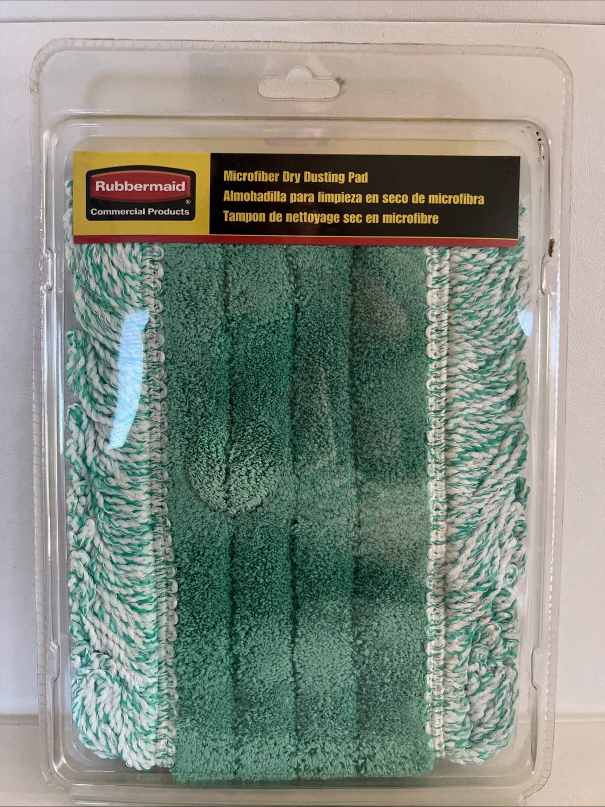 Rubbermaid Commercial Products Microfiber GREEN 18″ Dust Pad with Fringe Q408
