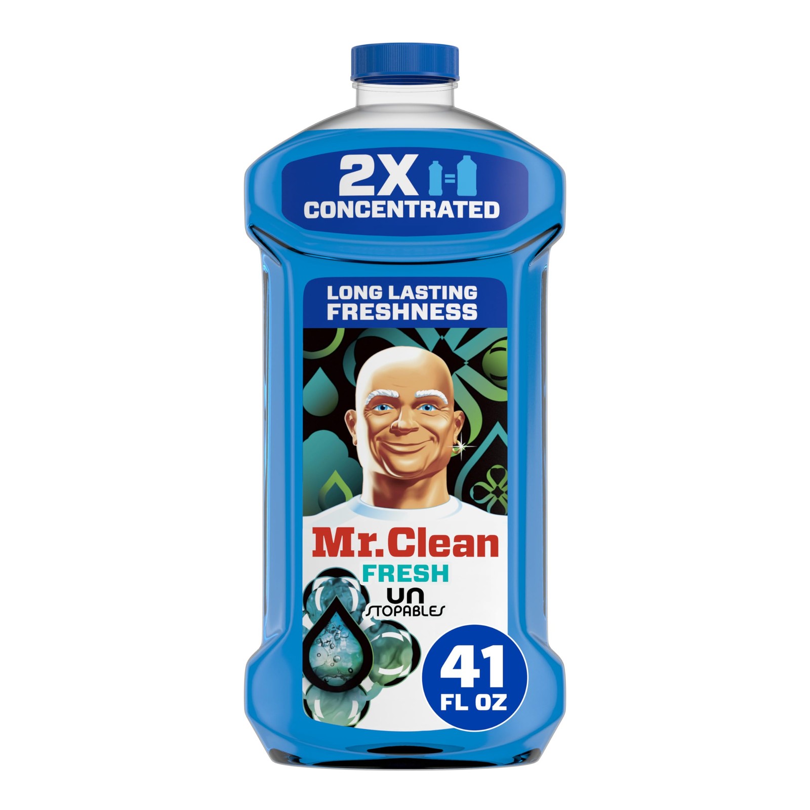 Mr. Clean 2X Concentrated Multi Surface Cleaner with 41 Fl Oz (Pack of 1)