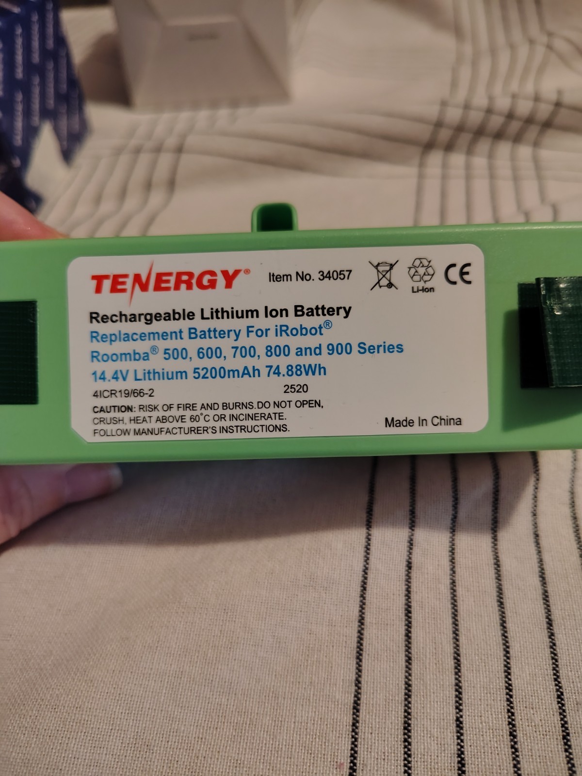iRobot Roomba 500 700 800 & 900 Series 14.4V Lith 5200mAh 74.88wh Long Battery