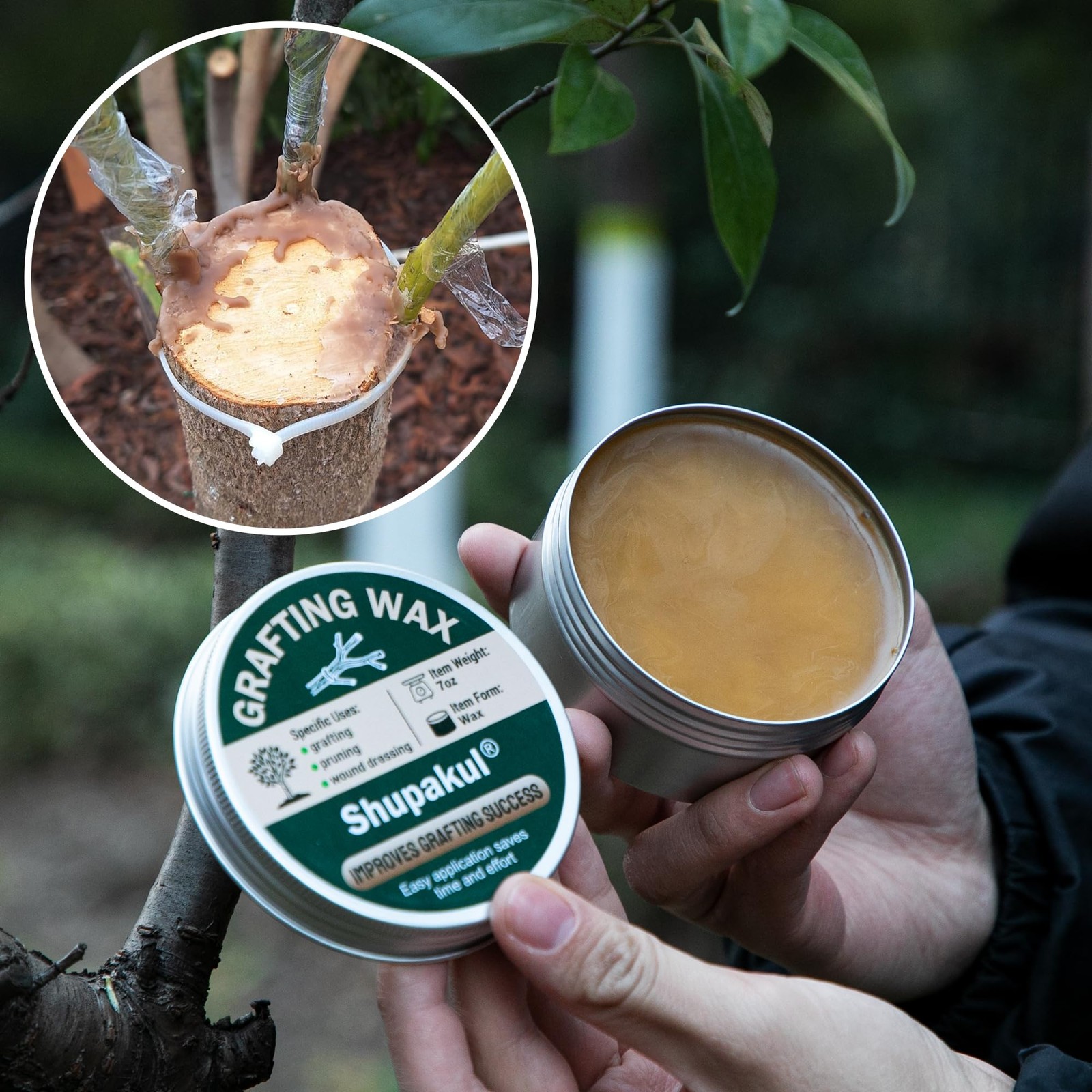 Tree Grafting Wax Set Tree Wound Pruning Sealer with Sealing Tape