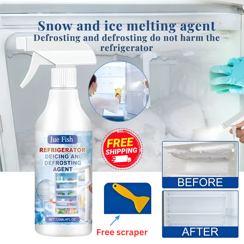 Freezer Defroster Spray 120ml De-Icer Fast Melt Refrigerator Car Windshield Lock