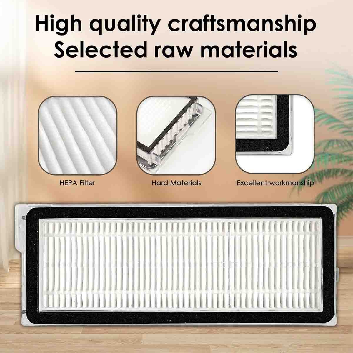 Washable Filter for Roborock Qrevo MaxV Qrevo S Qrevo Plus Robot Vacuum Cleaner
