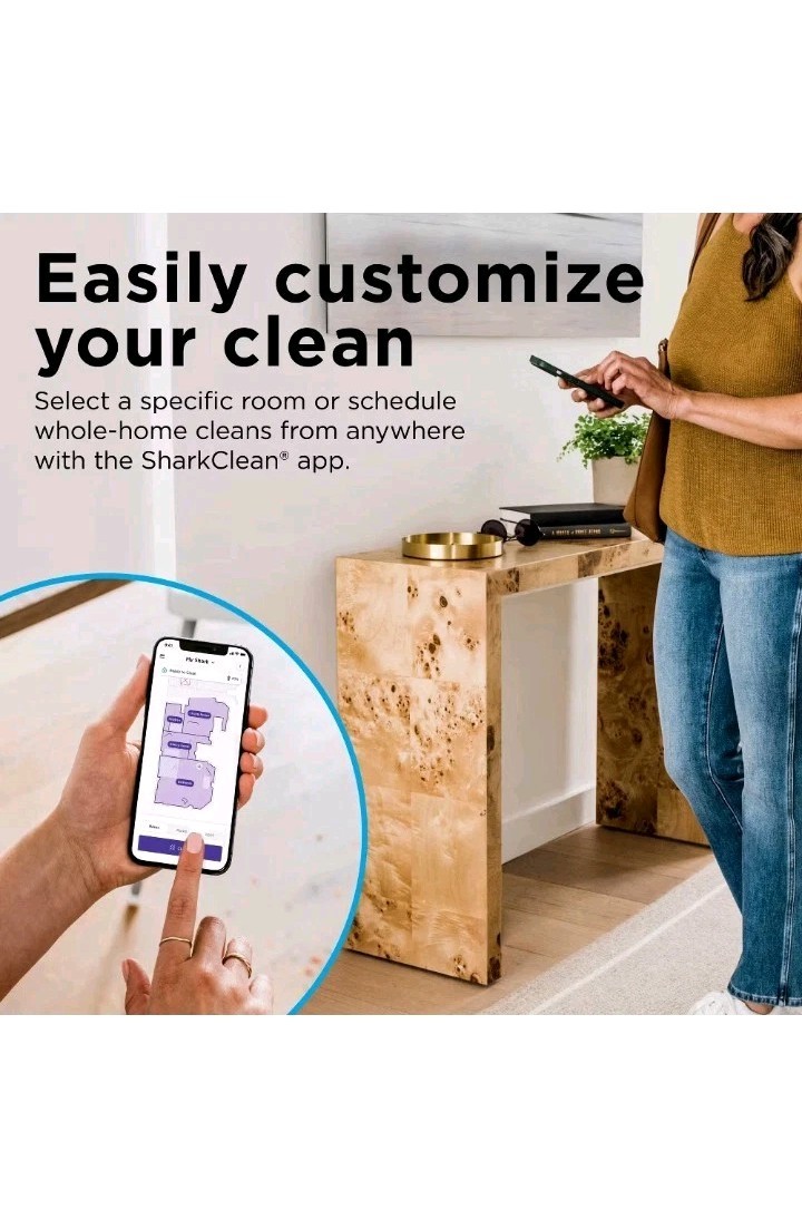Shark Matrix Self-Emptying Robot Vacuum Home Mapping UR2360S Used