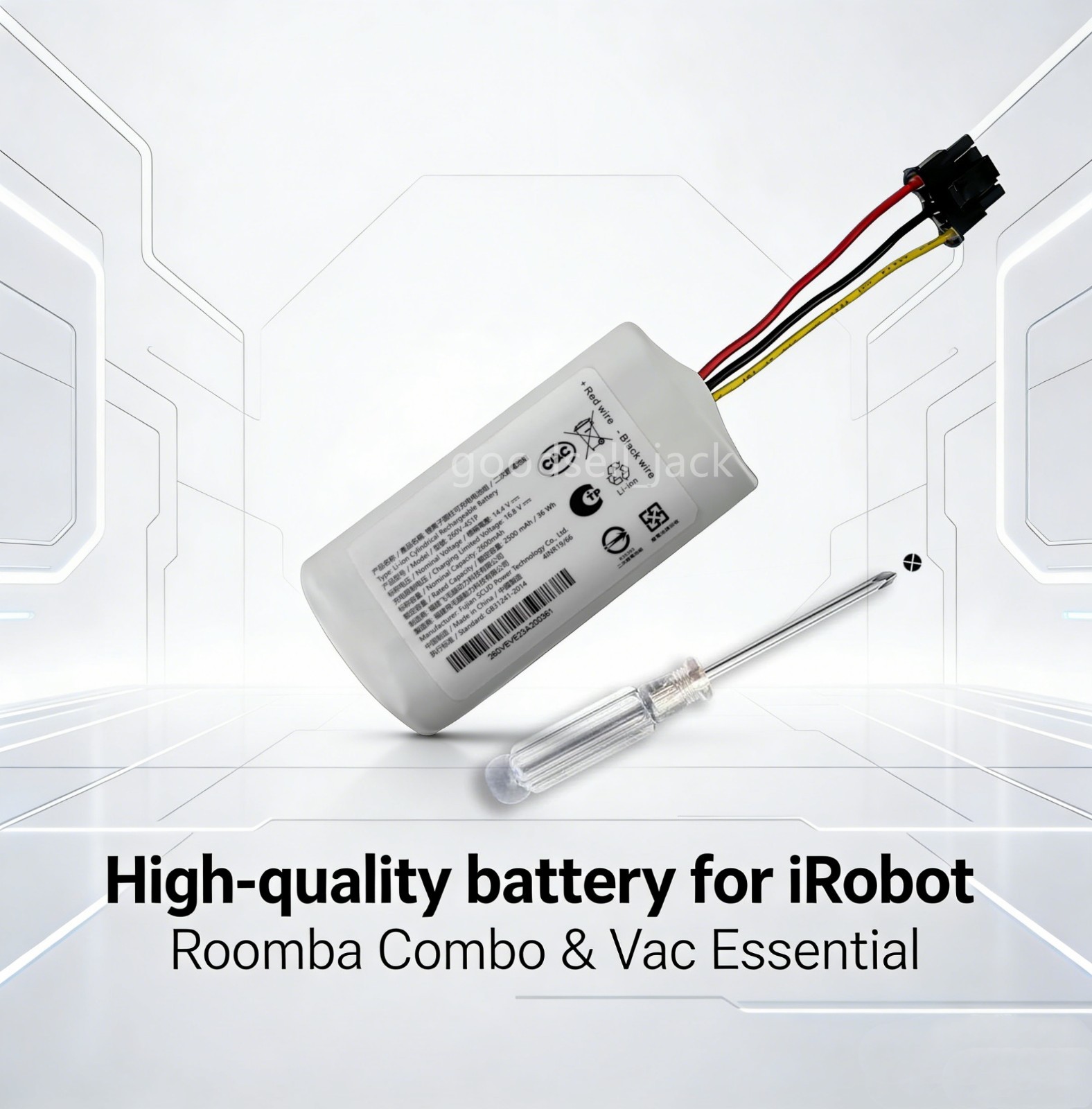 New Battery for Eufy L50 T2265 , L60 SES, L60 Hybrid T2267 T2277 Robot Vacuum