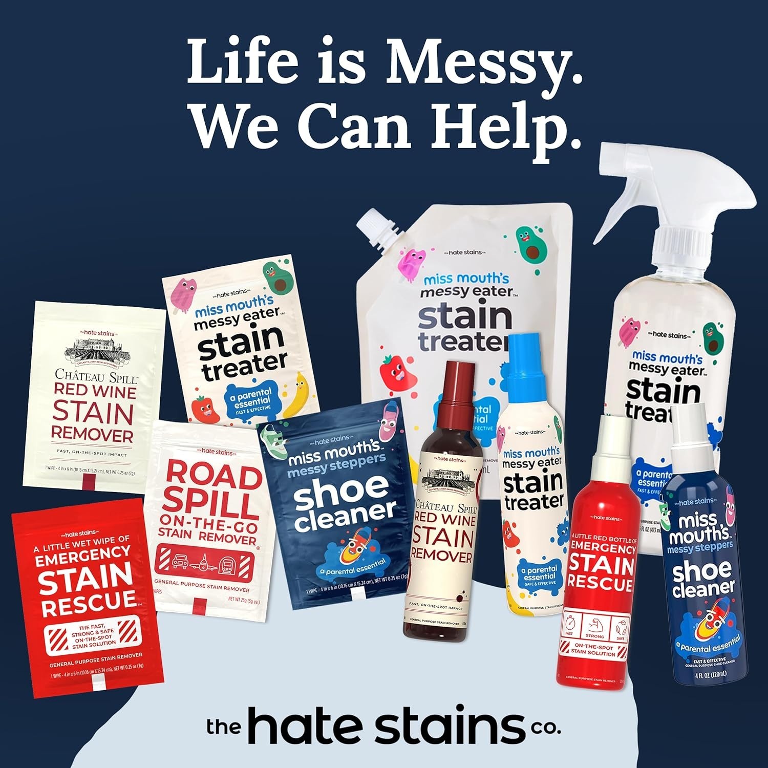 Messy Eater Stain Treater Spray – 4oz Biodegradable Stain Remover for Babies