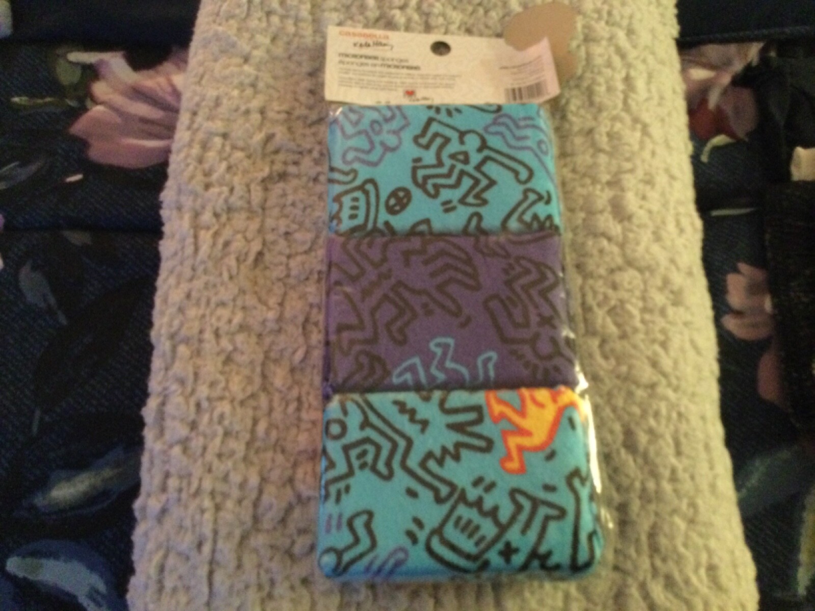 NEW Keith Haring Pop Art 3 Cleaning Sponges Design Pop Art Casabella
