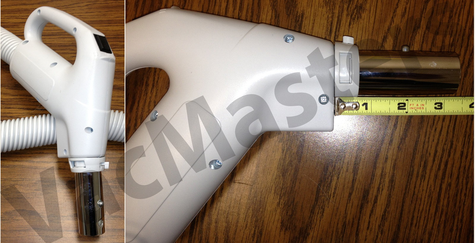 Beam MD Vacuflo VacuMaid Central Vacuum Hose Handle Repair Kit Gray