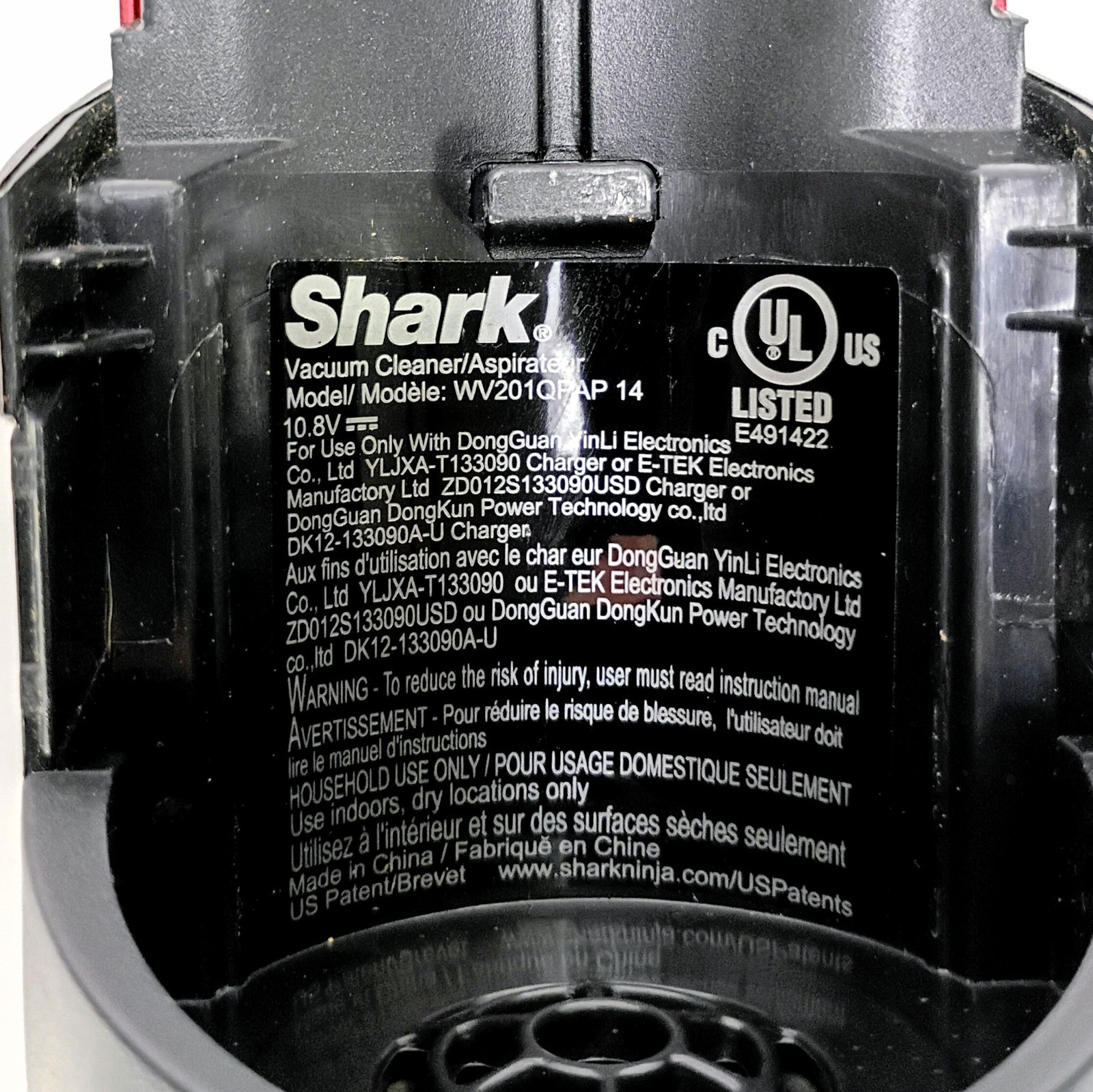 Shark WandVac WV220 WV200 WV201 WV205 Original Dust Bin ONLY