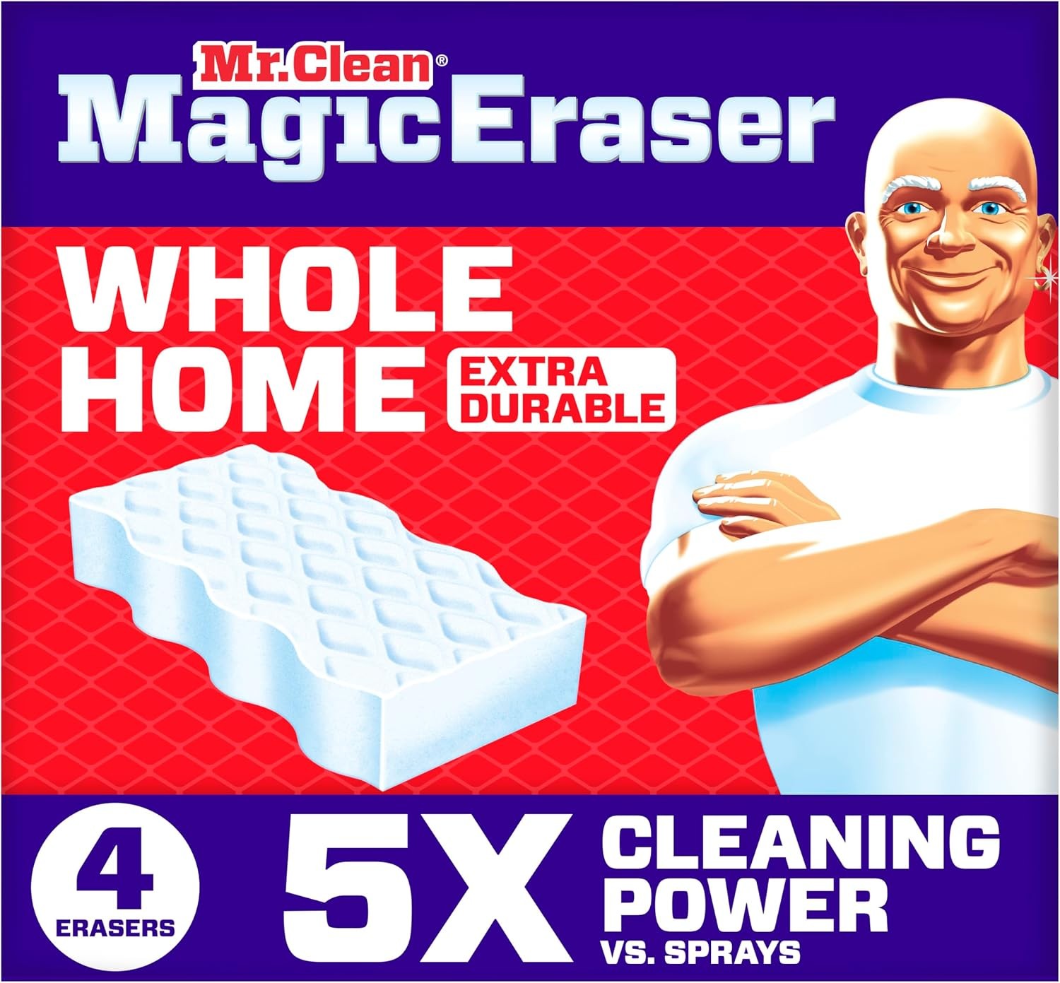 Magic Eraser Sponge, All Purpose Cleaner, Cleaning Scrubber, Wall, Sneaker,