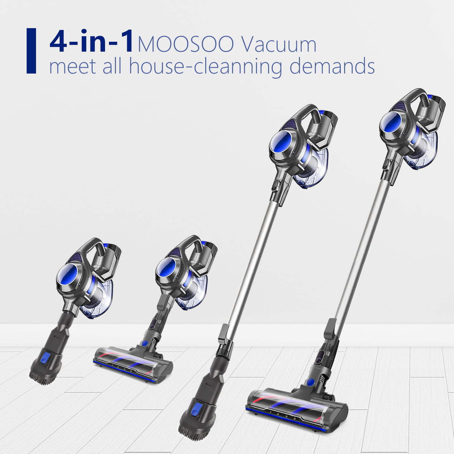 New Original MOOSOO XL-618Pro Cordless Stick Vacuum Cleaner – Replacement Parts
