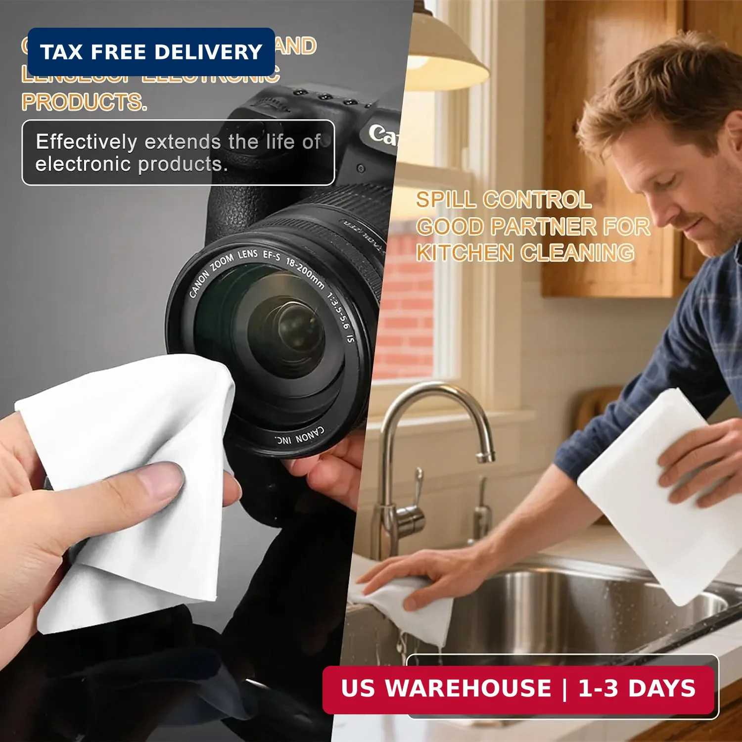 Microfiber Cloths 9″x9″(100 Pcs,180GSM) | Superfine Lint Free Cloths,Cleaning an