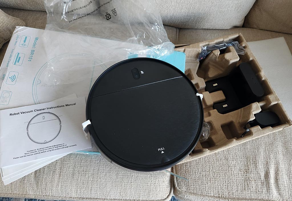 MAMNV Robot Vacuum & Wet Mop WiFi/App, Vacuum Cleaner BR151