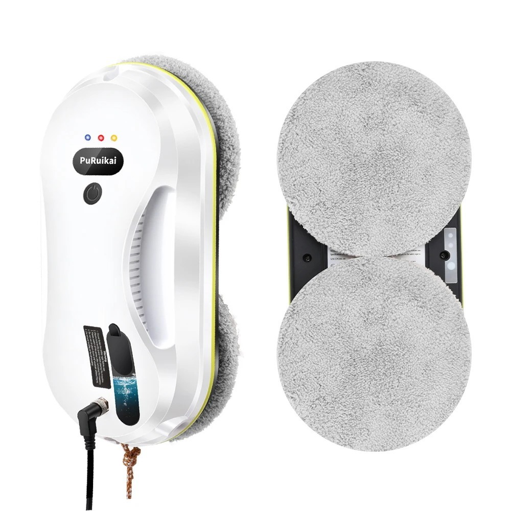 Puruikai 309 Automatic Window Cleaning Robot, Wireless Remote, Auto Water Spray