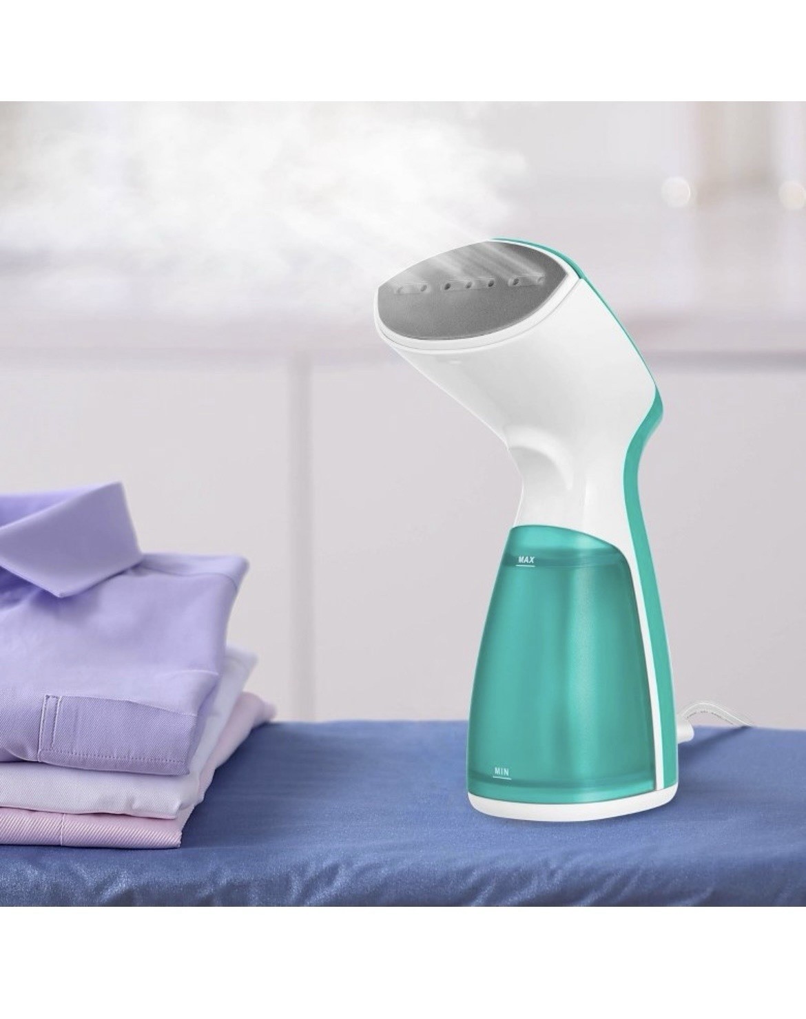 Sunbeam 1000W Compact Handheld Garment Steamer w/ Brush NWB Travel Size