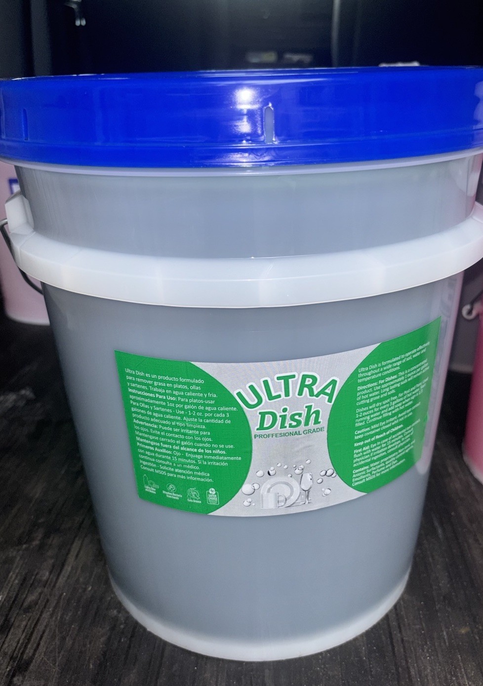 (5 Gallons) Commercial Concentrated Blue Pot and Pan Detergent Liquid Dish Soap