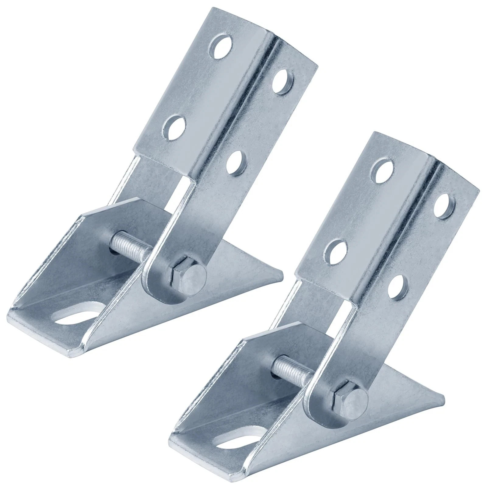 2 Pcs Adjustable Brace Fitting for 1-5/8″ Strut Channel Single Channel Hinged