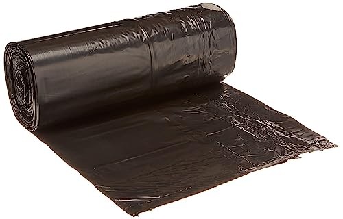 39 Gallon 1.1 MIL Black Drawstring Trash Bags – 33″ x 43″ – Pack of 50 – For