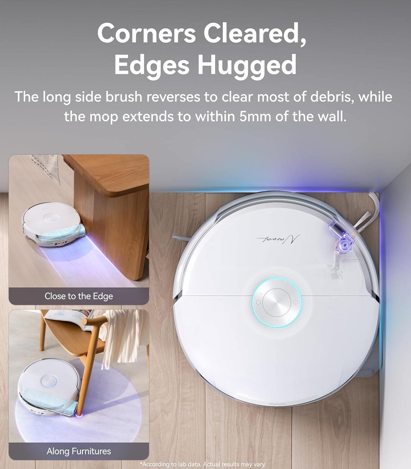NARWAL Flow Robot Vacuum and Mop Combo 22,000Pa Robotic Cleaner Self-Empty