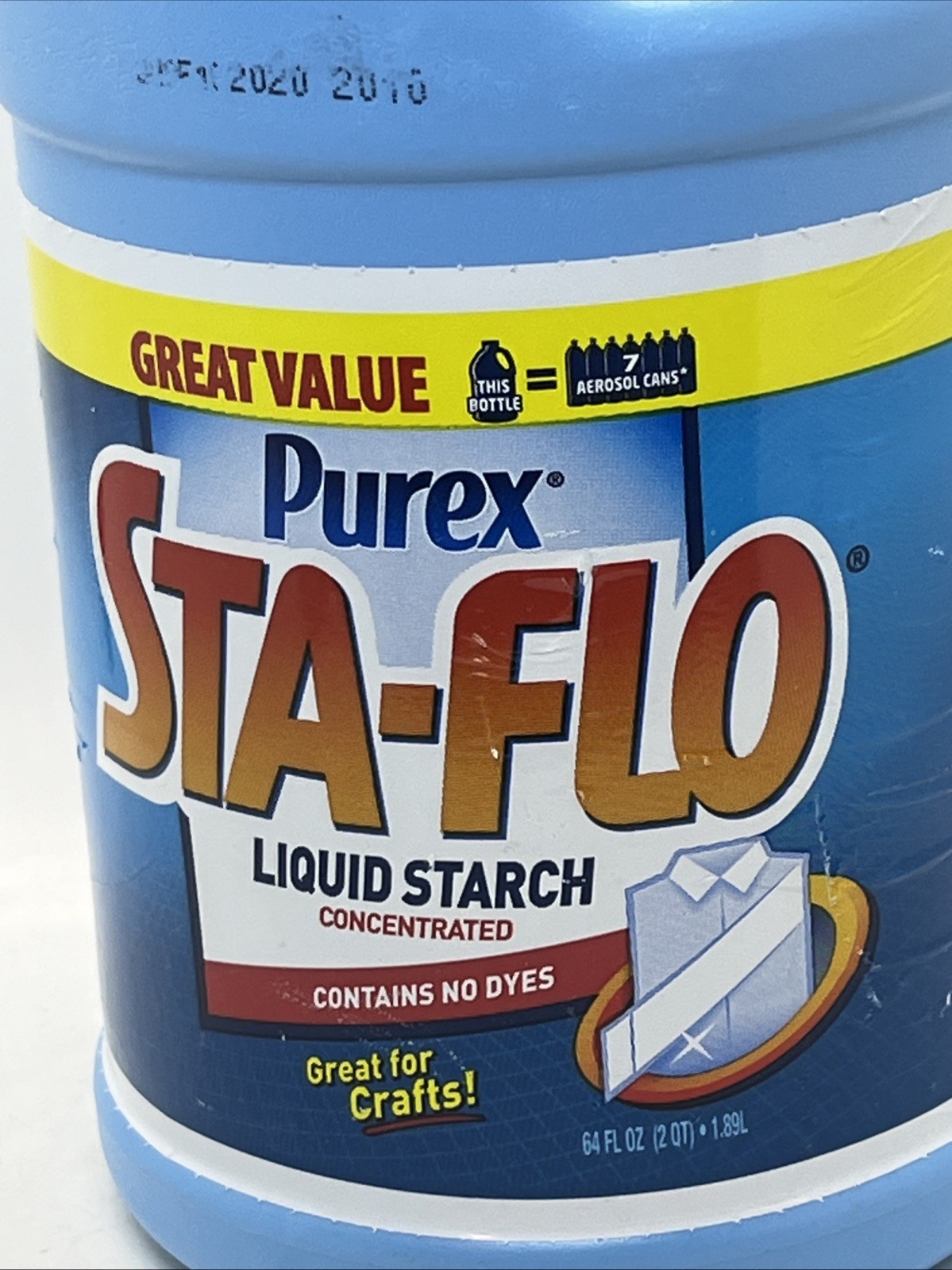 Purex Sta Flo Liquid Starch Concentrated 64 Oz Crafts Discontinued NEW