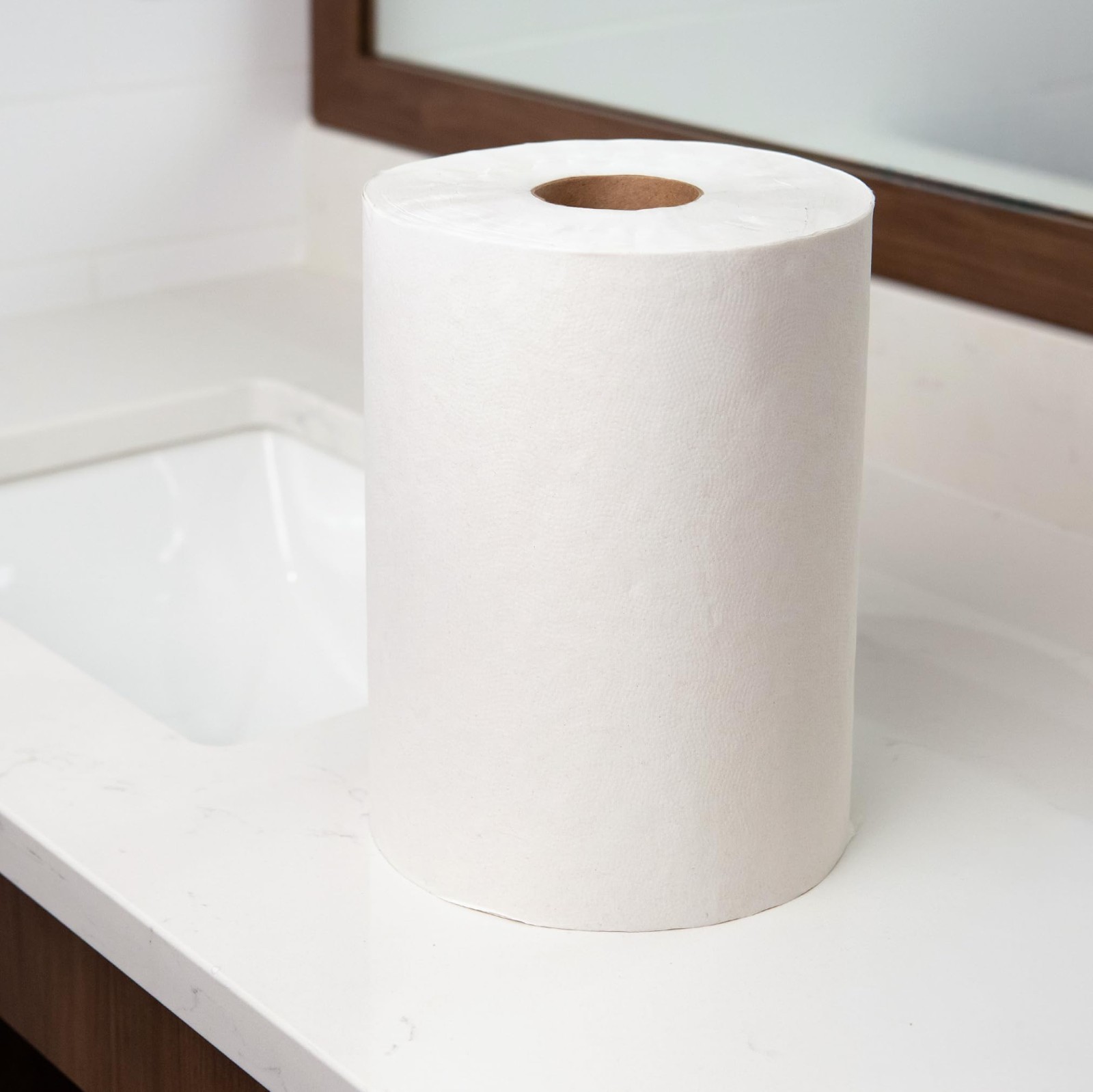Sierra Hygiene 1-Ply White Roll Towels, 10” x 800’, 6/Case, Made in USA