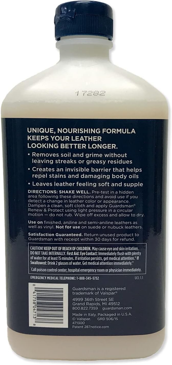 16 oz Guardsman Renew & Protect Leather Cleaner, Conditioner