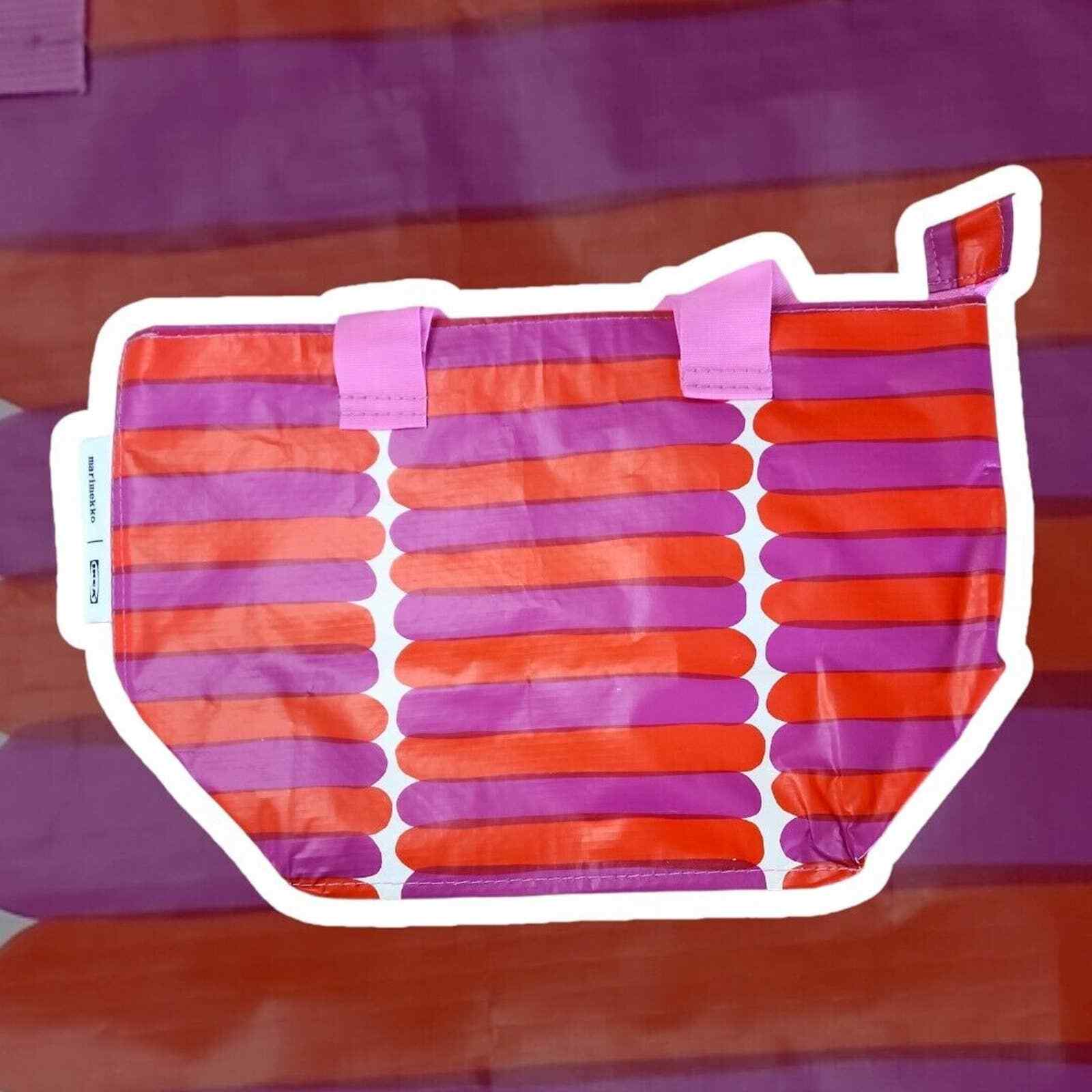 Marimekko ✕ IKEA BASTUA Reusable Shopping Bag, Pink ** LIMITED EDITION ** NWT