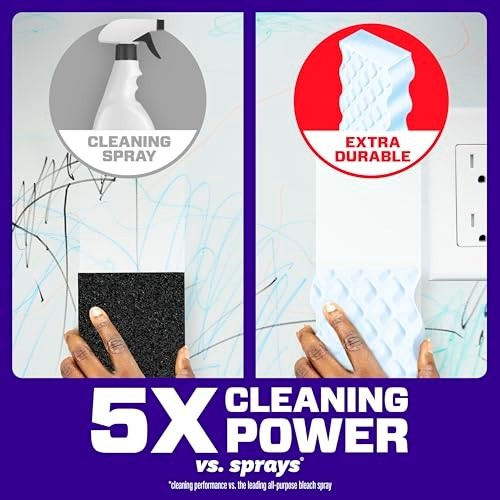 Mr. Clean Magic Eraser Sponge All Purpose Cleaning Scrubber Extra Durable 4ct*