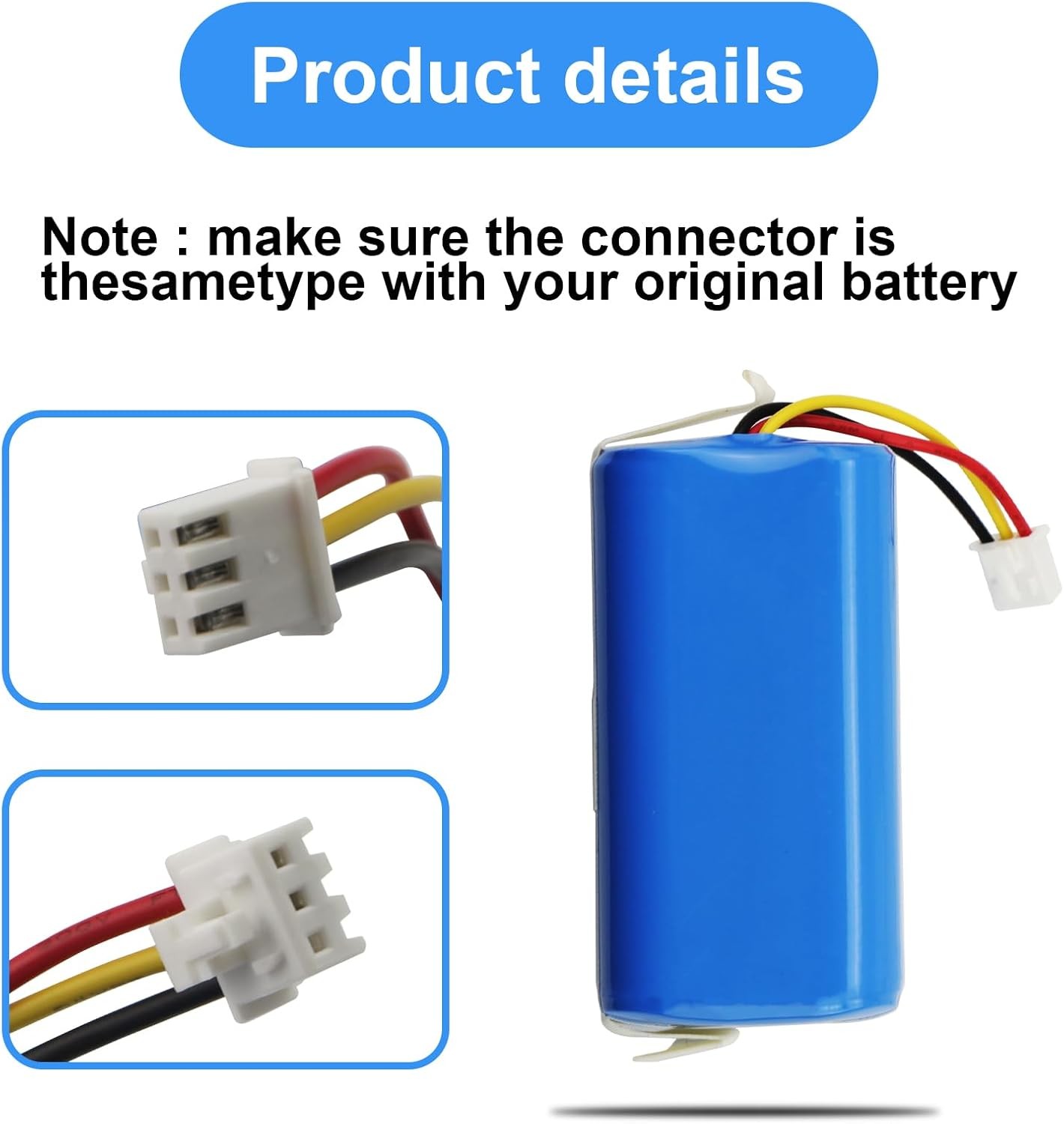 14.4V Vacuum Battery Replacement for CECOTEC ICR18650 14 Robot Vacuum Cleaner