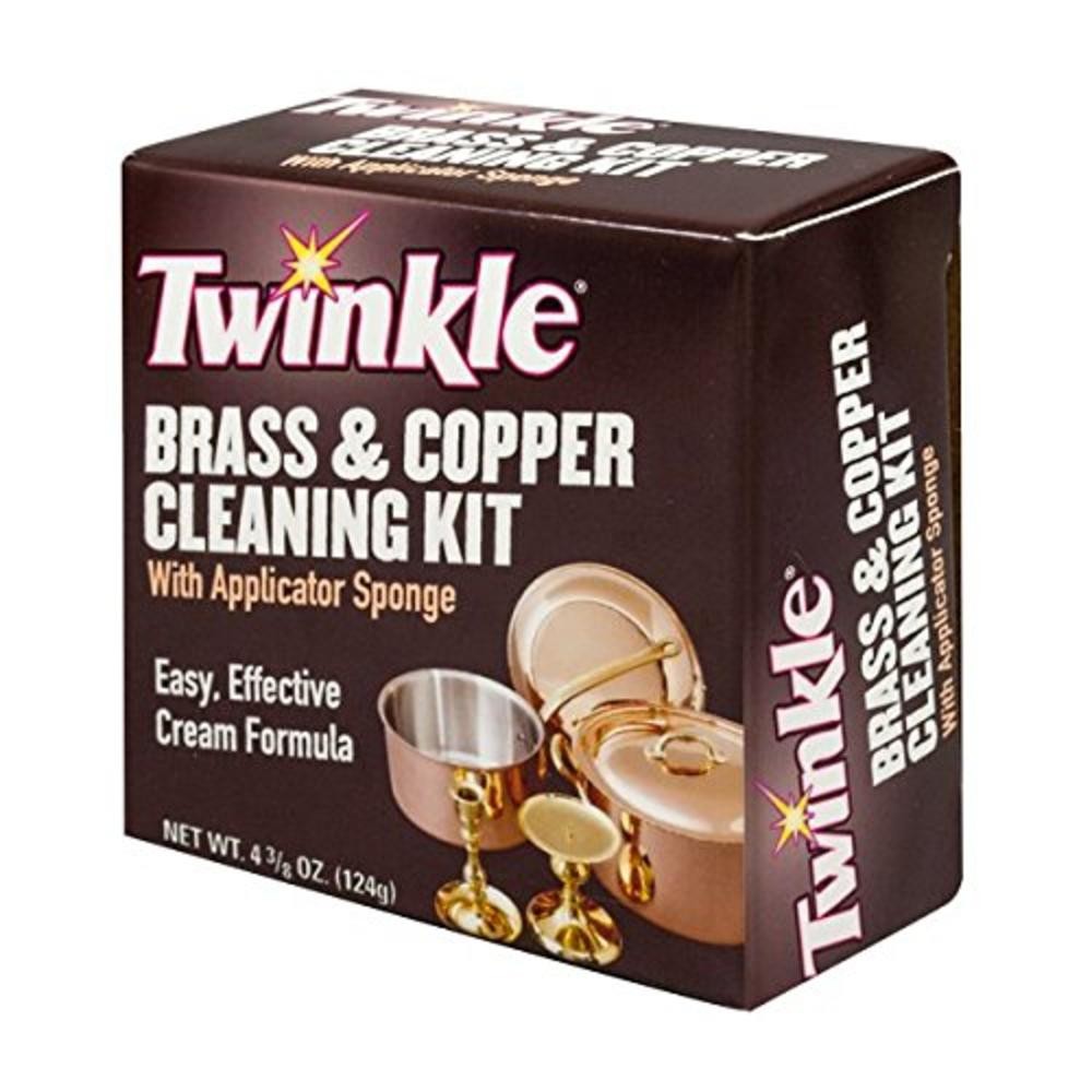 Twinkle Brass & Copper Cleaning Kit by Malco Products – 4.4 Fl. Oz. (Pack 6)