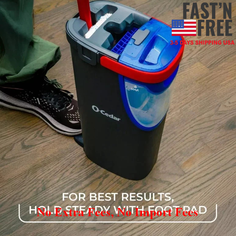 [HOT SALE] O-Cedar H2prO Microfiber Flat Mop System NEW USA WAREHOUSE