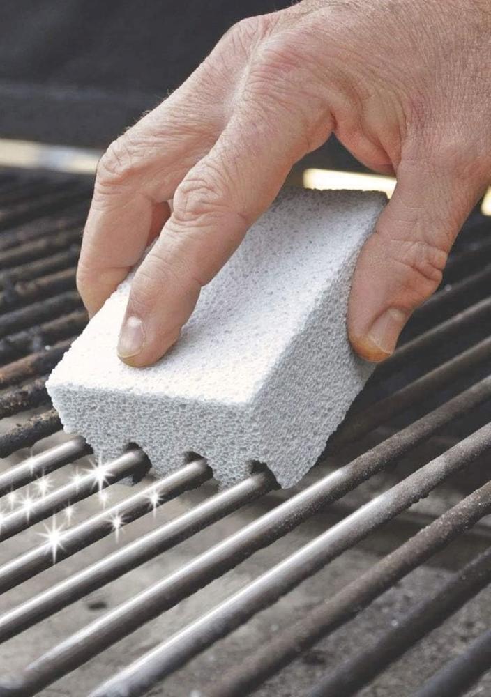Pumice Stone Grill Cleaner Block Reusable or All-purpose Sink, Bathroom, Toilet