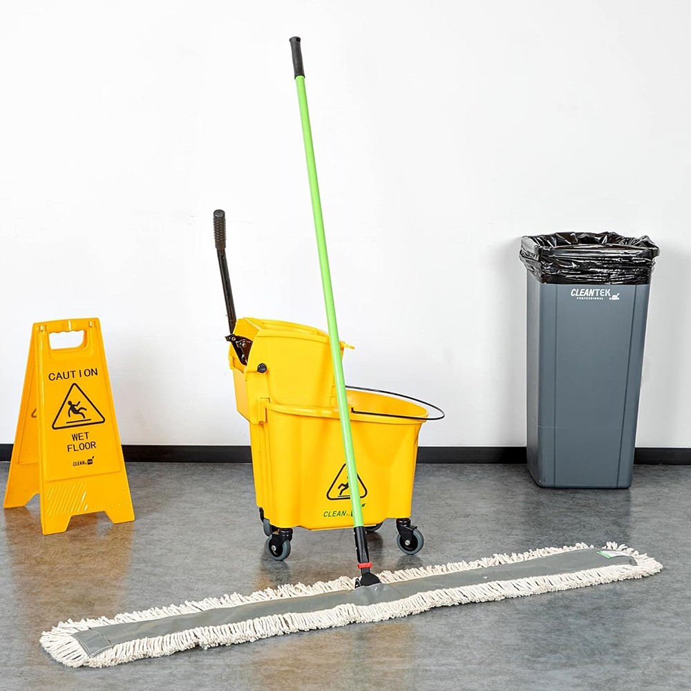 60″ COMMERCIAL DUST MOP HEAVY DUTY DRY FLOOR DUSTER FOR LARGE AREA RESTAURANT