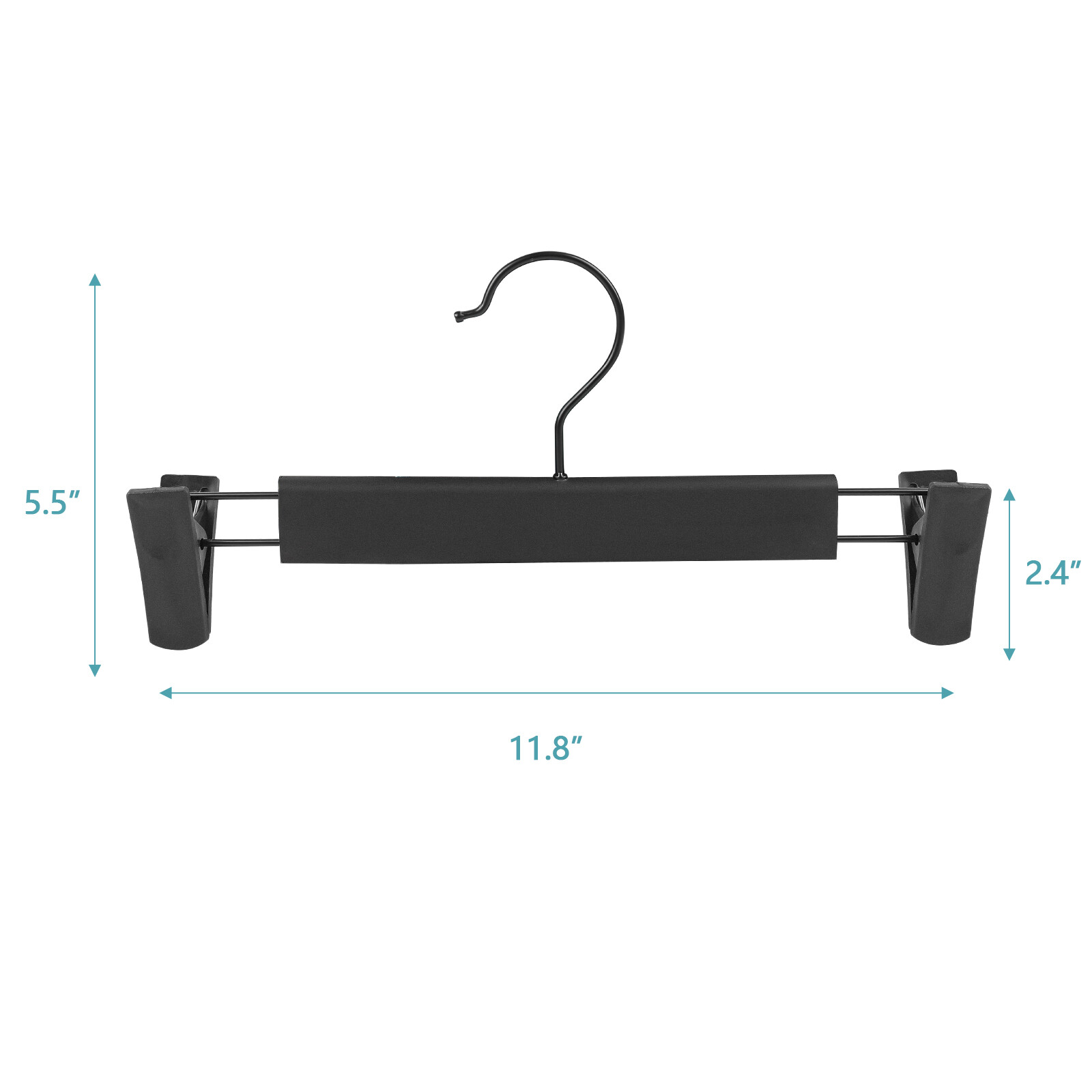 10-60 Plastic Pants Hangers W/ Adjustable Clips for Trouser Coat Garment Jeans