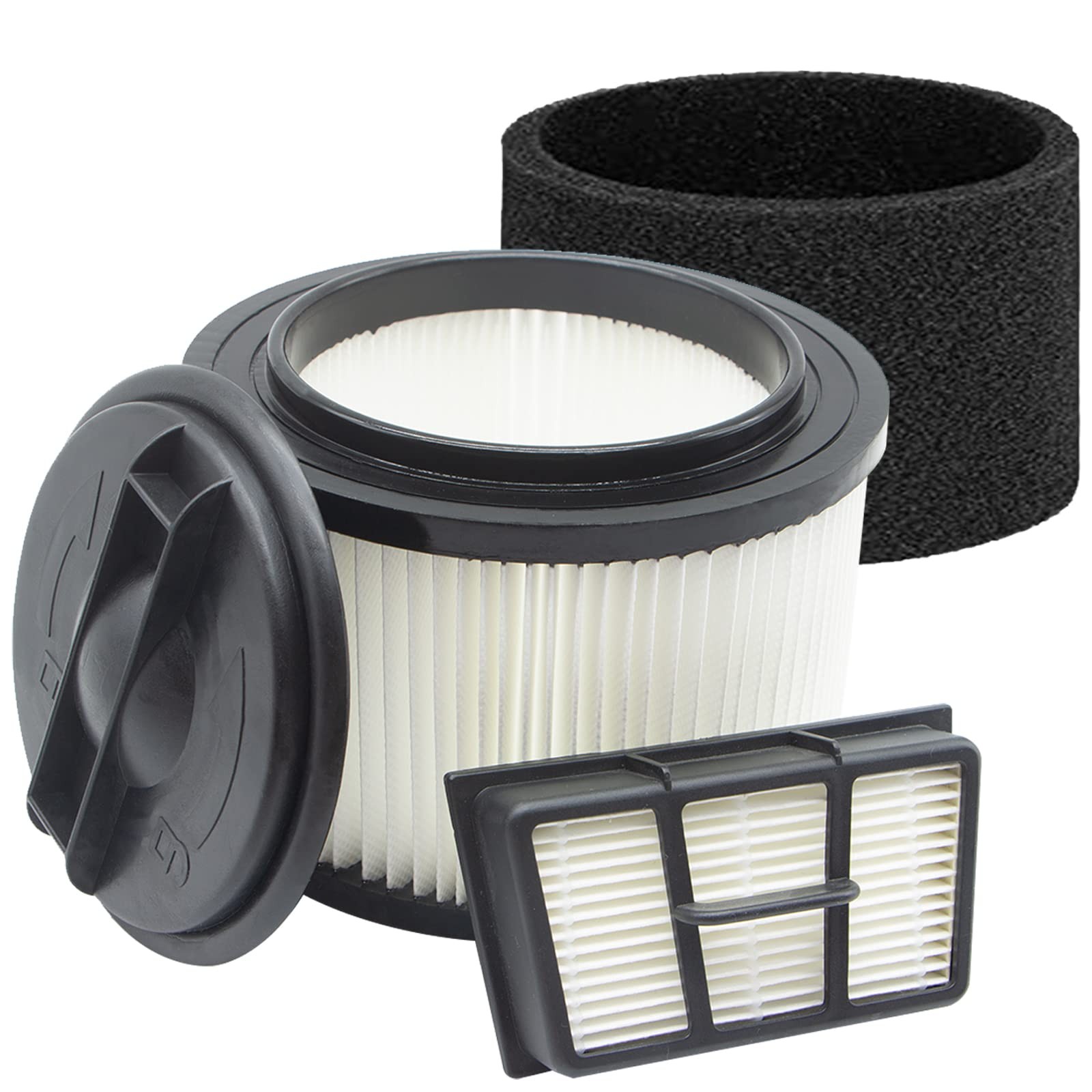2 Pack VF408 HEPA Filter Replacement for Vacmaster 4 White, Black