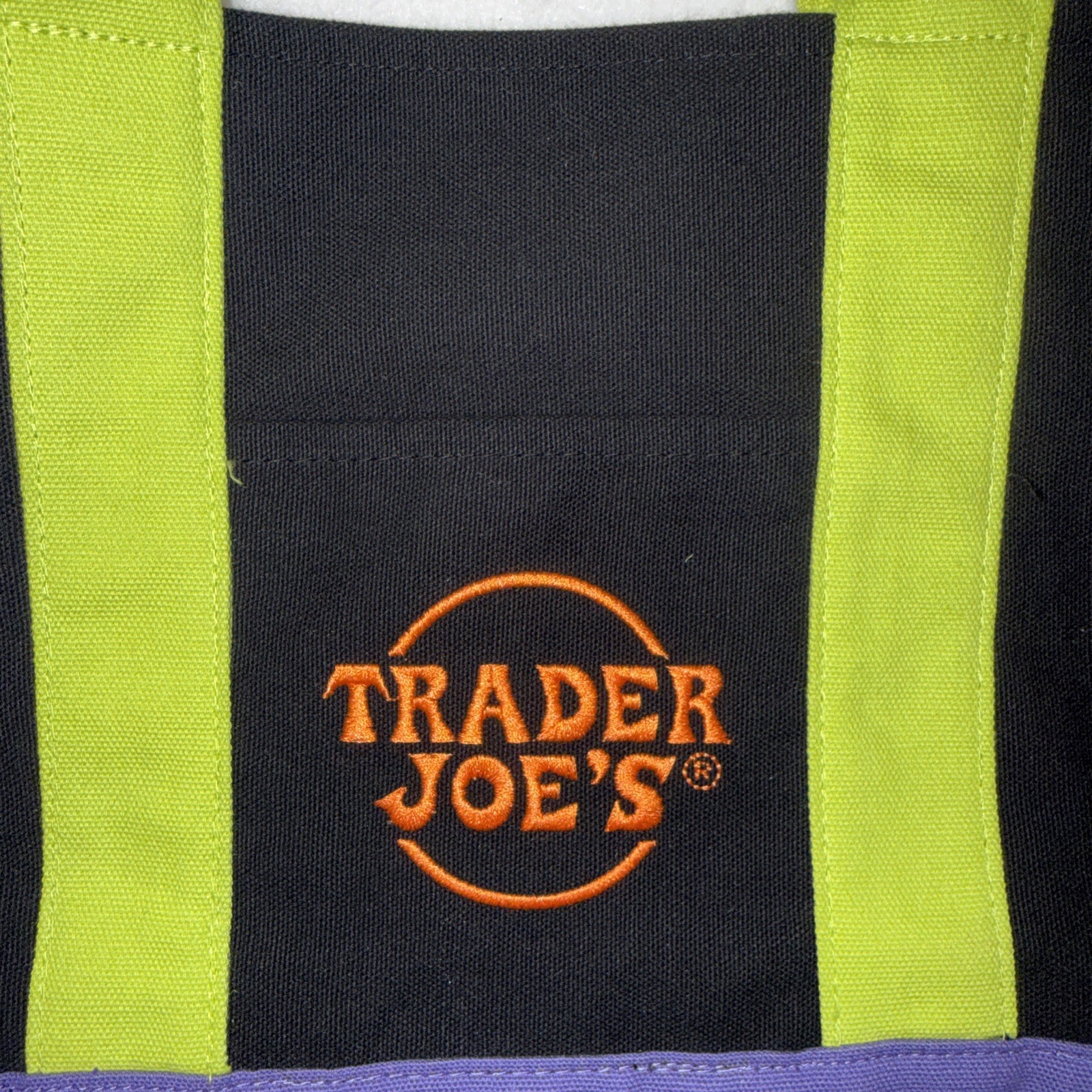 Trader Joe’s Mini Canvas Tote Bag – Multicolor – Halloween 2025 Limited Ed NWT