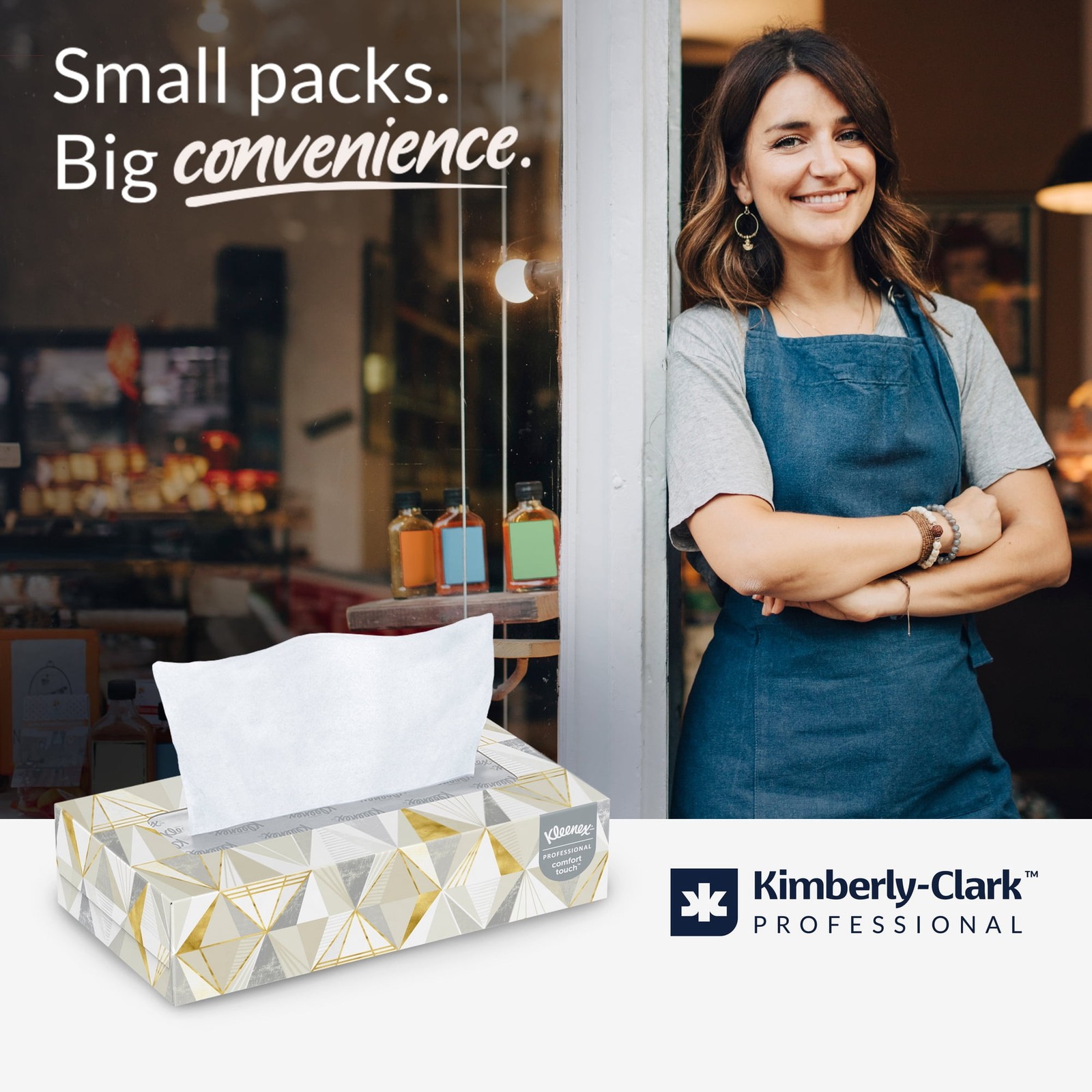 Kleenex Professional Facial Tissue 2-Ply White Flat Box (12 Boxes / 1500ct)