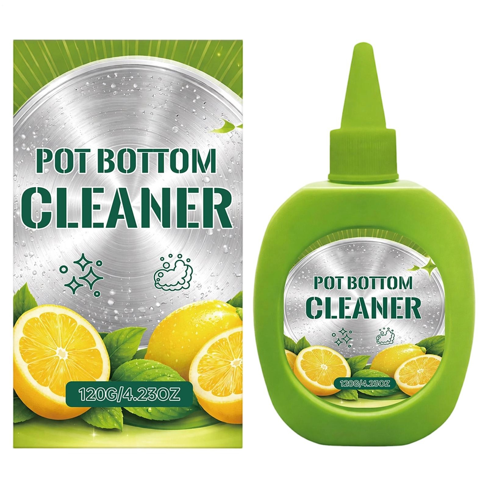 Pot Cleaner for Bottom of Pans 120g Powerful Heavy Duty Degreaser Scrub