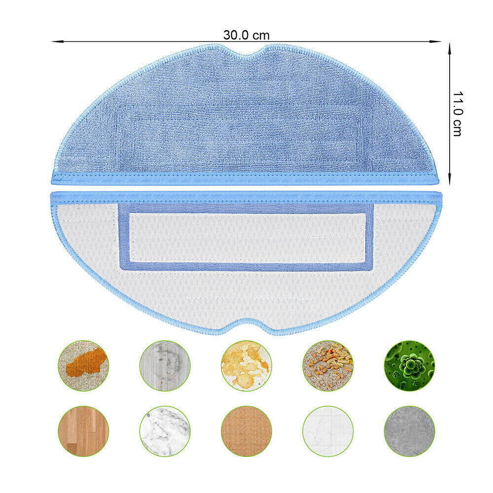 1-20PCS Cleaner Mop Cloth for Xiaomi Roborock T7 T7S Plus S7 S7+, S7 MaxV Ultra