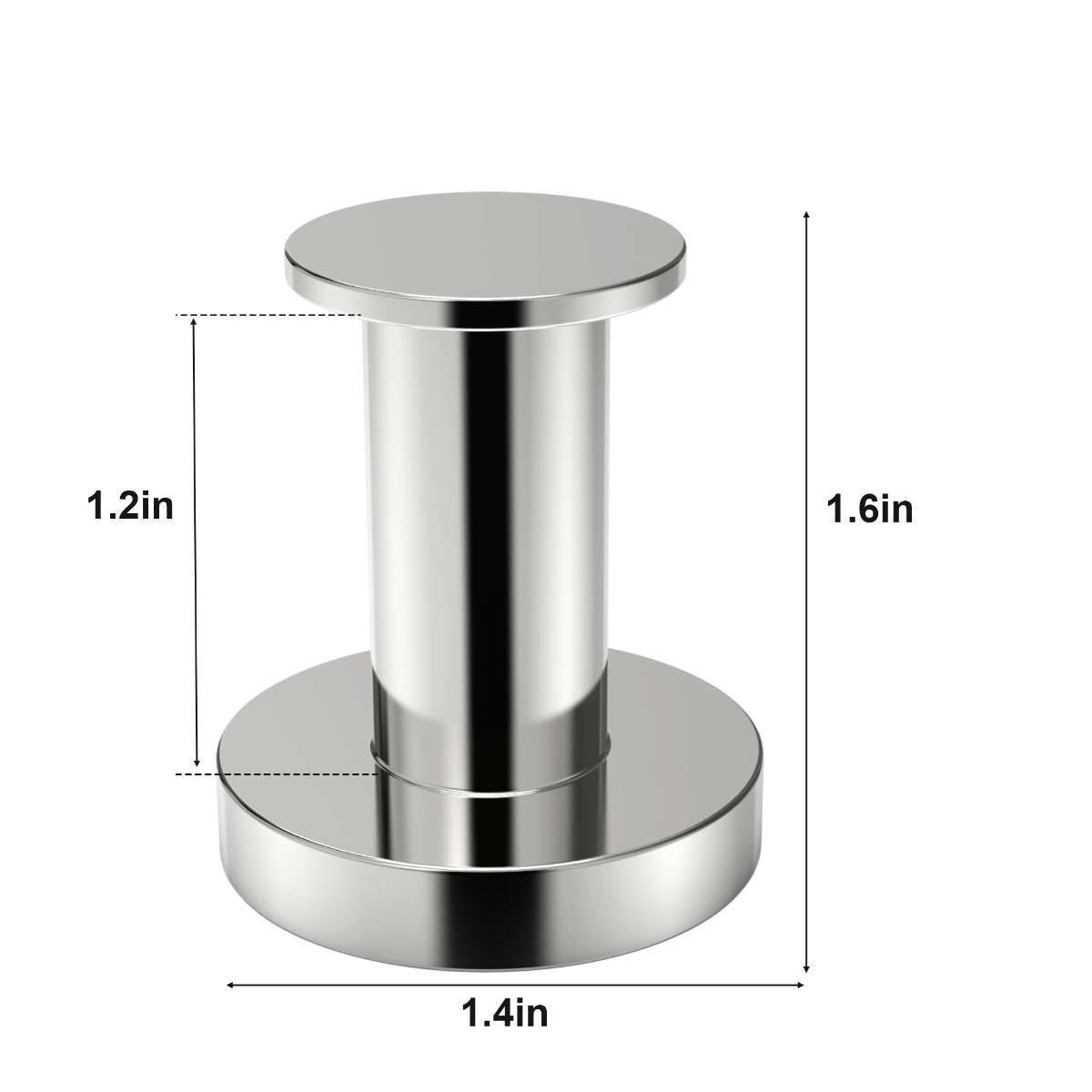 1-2 Pcs Strong Magnetic Hooks for Hanging Coats and Bags100Lbs Magnet Hook Heavy