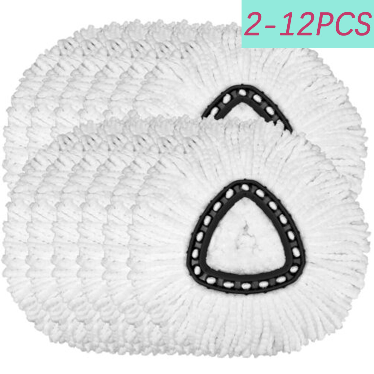 Replacement Microfiber Mop Head Easy Clean Wring Refill For O-Cedar Spin Mop
