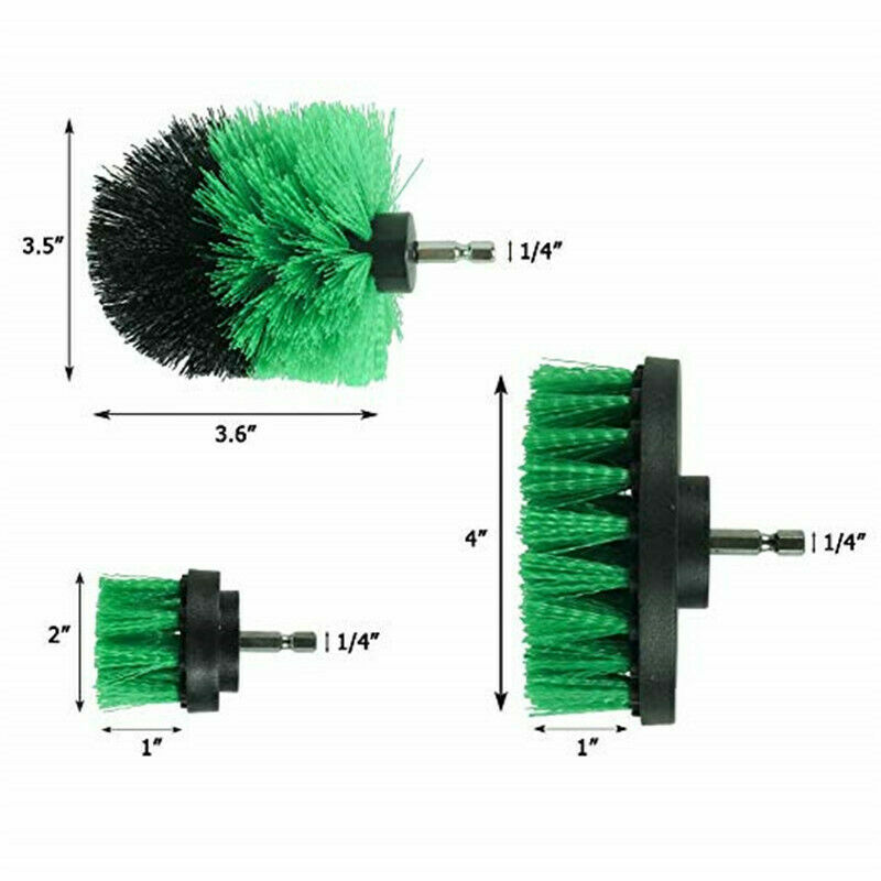 Drill Brush Automotive Detailing – Drill Power Brush Kit – Interior, Upholstery