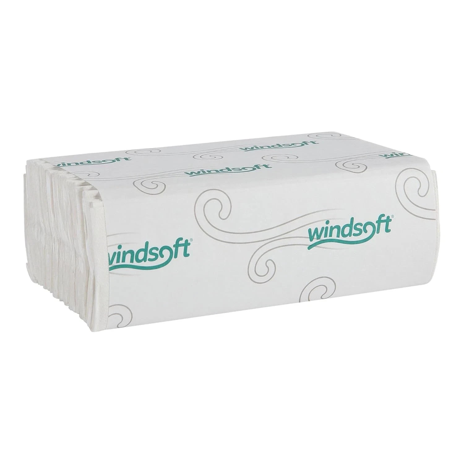Windsoft 101 C-fold Paper Towels, 1 Ply, 13.15 X 10.1, White, 200/pack, 12 Packs