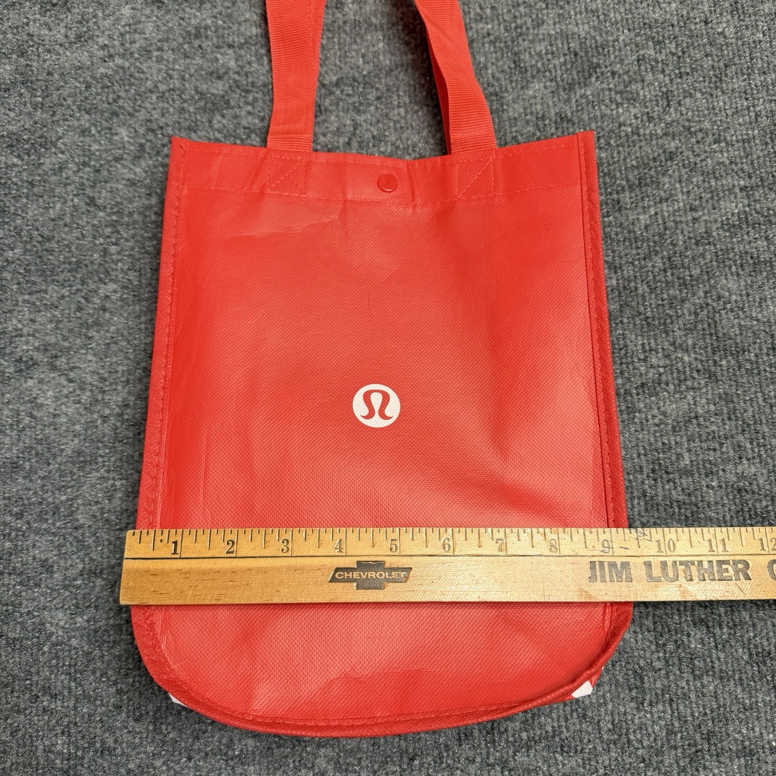Lululemon Reusable Black EMPTY BAG 9.5in x 11.5in