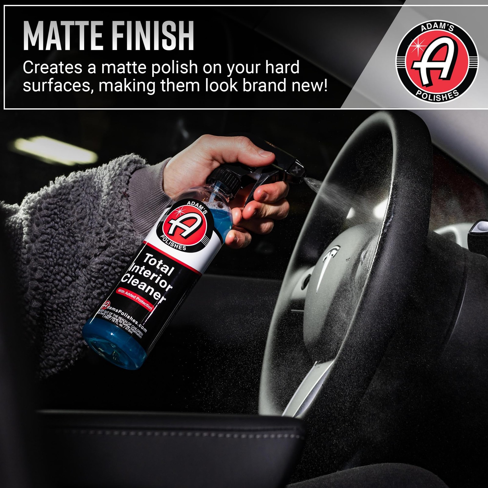 Total Interior Cleaner & Protectant, Quick Detailer & SiO2 Protection, Cerami…